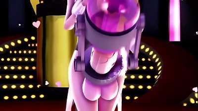 ä¸‰ç»´MMD Haku Yowane futanari èˆžè¹ˆ